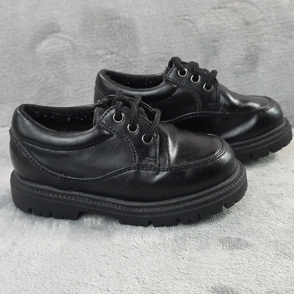 Young Classics Dress Boots Toddler Size US‎ 5.5W Black Faux Leather